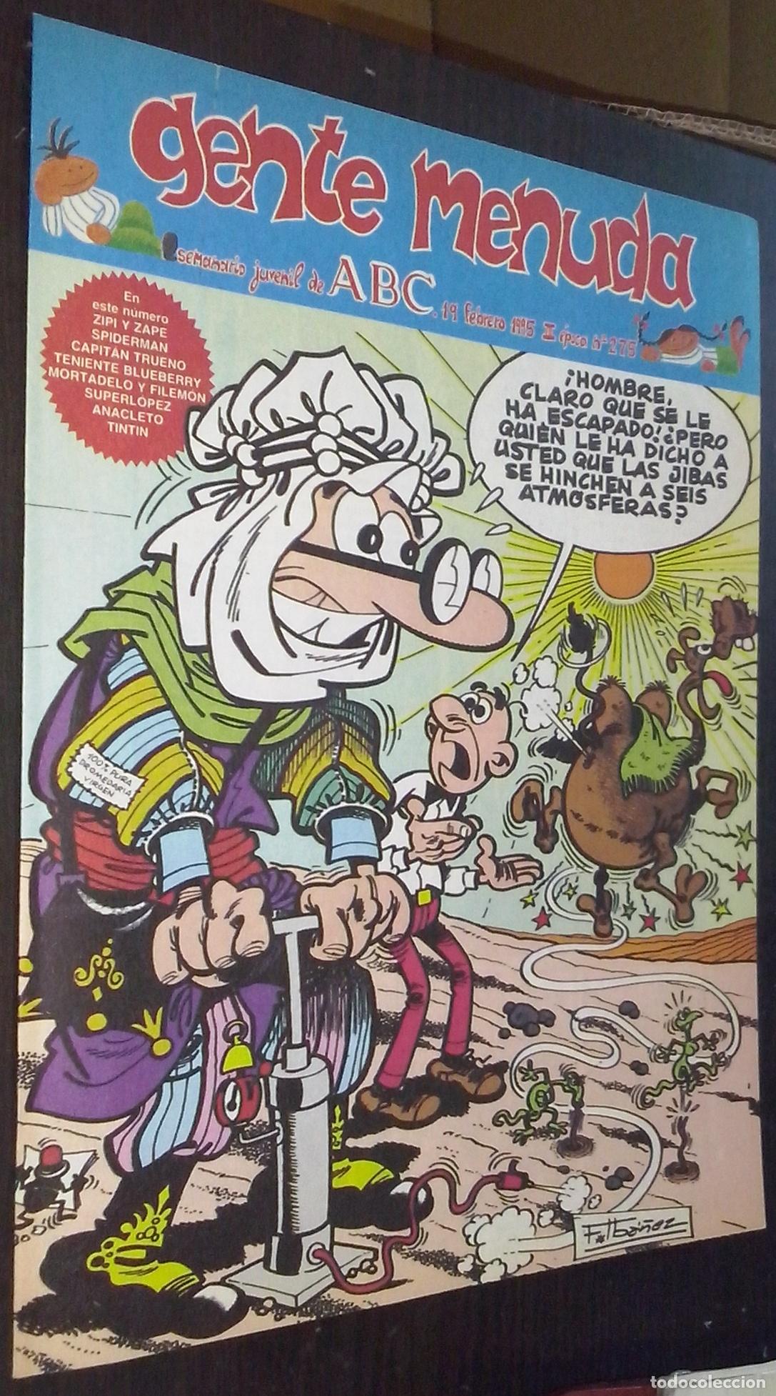 Livros em segunda m&atilde;o: Gente menuda. Semanario juvenil de ABC. III &eacute;poca. N&ordm; 275 - C&Oacute;MICS: