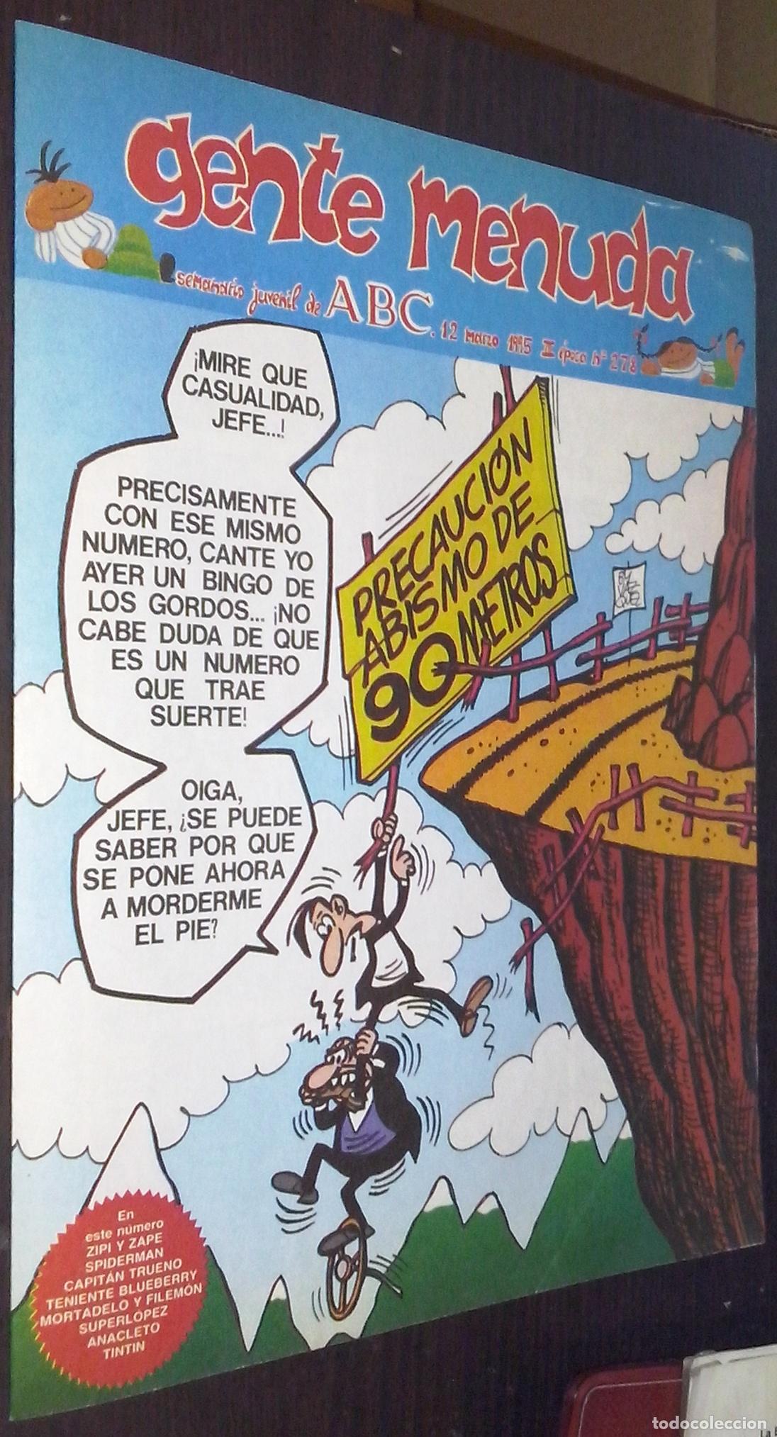 B&uuml;cher: Gente menuda. Semanario juvenil de ABC. III &eacute;poca. N&ordm; 278 - C&Oacute;MICS: