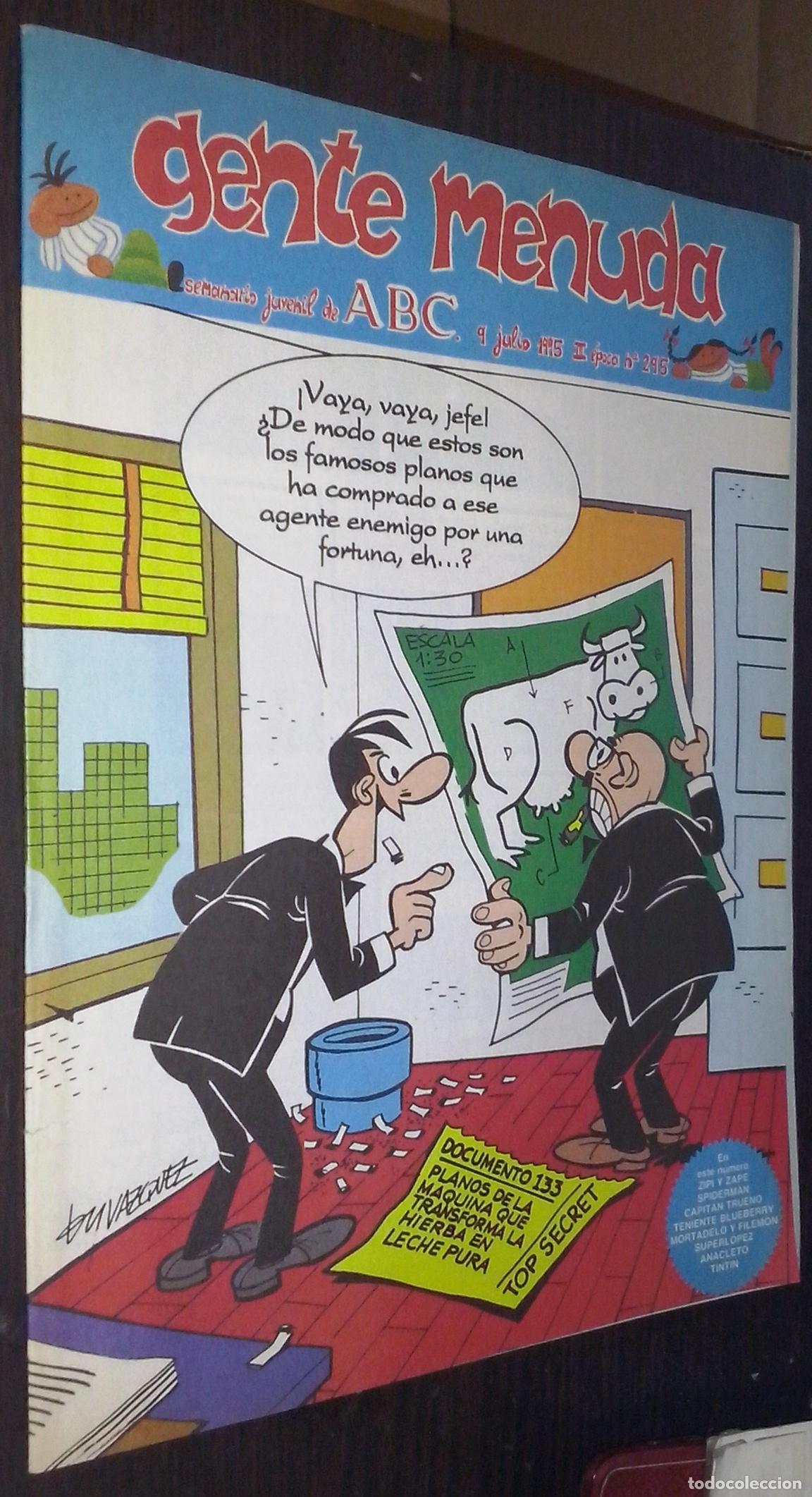 Livros em segunda m&atilde;o: Gente menuda. Semanario juvenil de ABC. III &eacute;poca. N&ordm; 295 - C&Oacute;MICS: