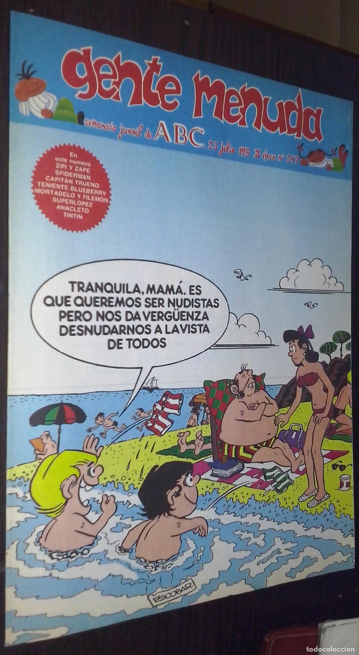 Libri di seconda mano: Gente menuda. Semanario juvenil de ABC. III &eacute;poca. N&ordm; 297 - C&Oacute;MICS: