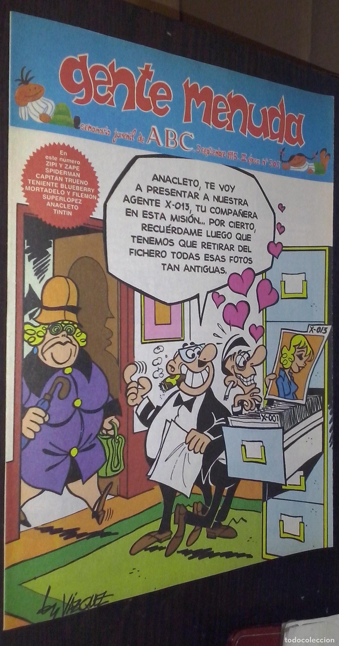 Libri di seconda mano: Gente menuda. Semanario juvenil de ABC. III &eacute;poca. N&ordm; 303 - C&Oacute;MICS: