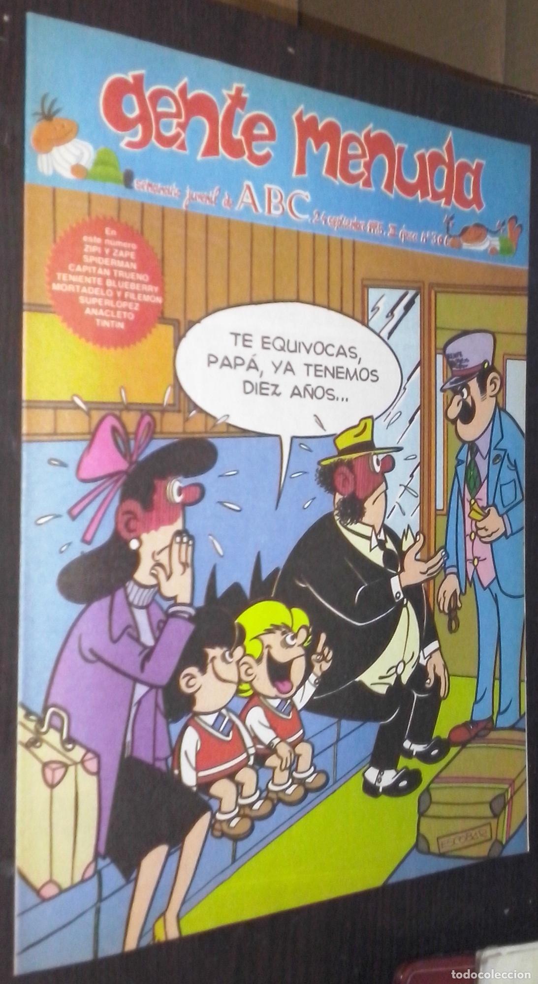 Libri di seconda mano: Gente menuda. Semanario juvenil de ABC. III &eacute;poca. N&ordm; 306 - C&Oacute;MICS: