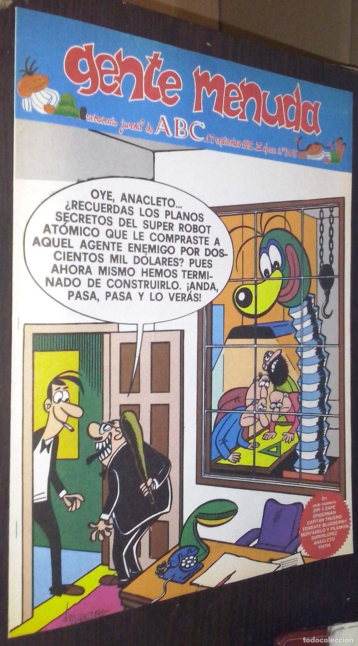 books: Gente menuda. Semanario juvenil de ABC. III &eacute;poca. N&ordm; 305 - C&Oacute;MICS: