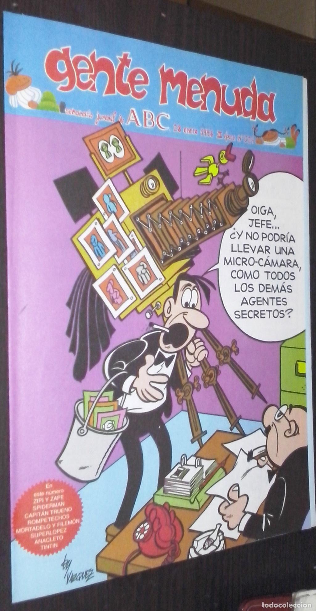 Libros: Gente menuda. Semanario juvenil de ABC. III &eacute;poca. N&ordm; 324 - C&Oacute;MICS: - Foto 1