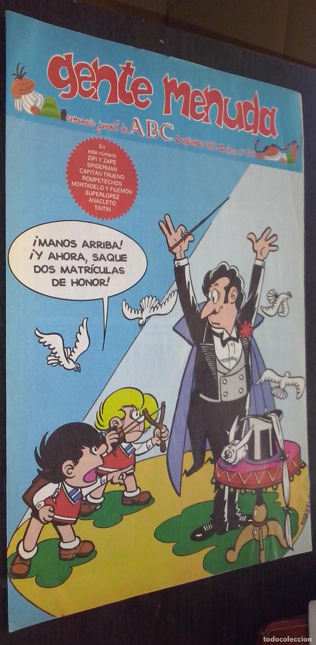 Libri di seconda mano: Gente menuda. Semanario juvenil de ABC. III &eacute;poca. N&ordm; 351 - C&Oacute;MICS: