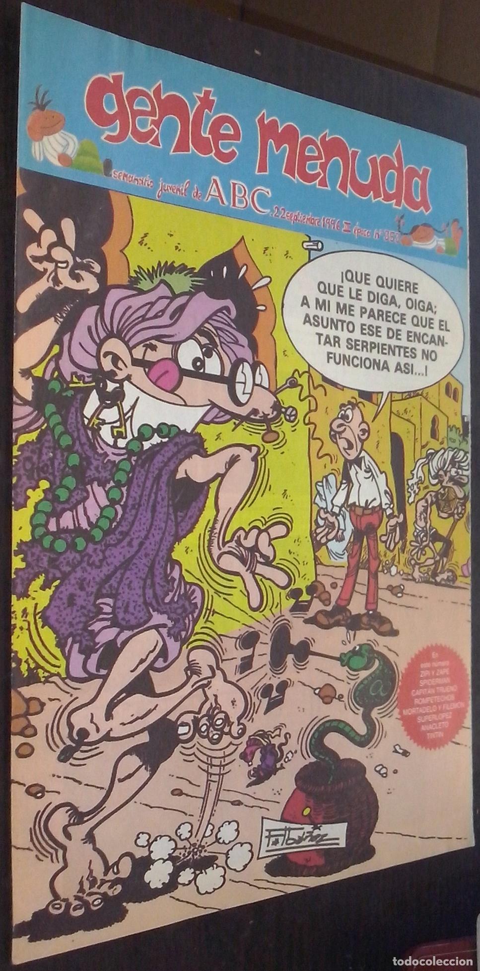 Livros em segunda m&atilde;o: Gente menuda. Semanario juvenil de ABC. III &eacute;poca. N&ordm; 353 - C&Oacute;MICS: