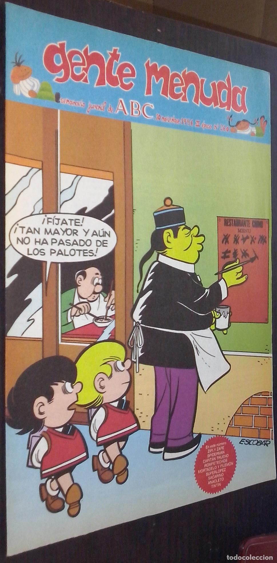 Livros em segunda m&atilde;o: Gente menuda. Semanario juvenil de ABC. III &eacute;poca. N&ordm; 360 - C&Oacute;MICS: