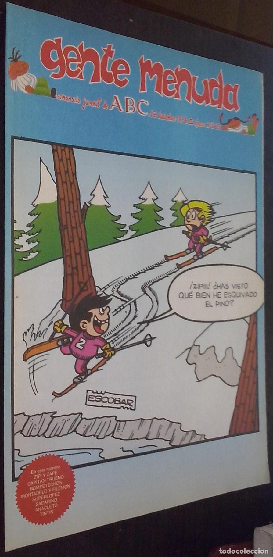 Livros em segunda m&atilde;o: Gente menuda. Semanario juvenil de ABC. III &eacute;poca. N&ordm; 365 - C&Oacute;MICS: