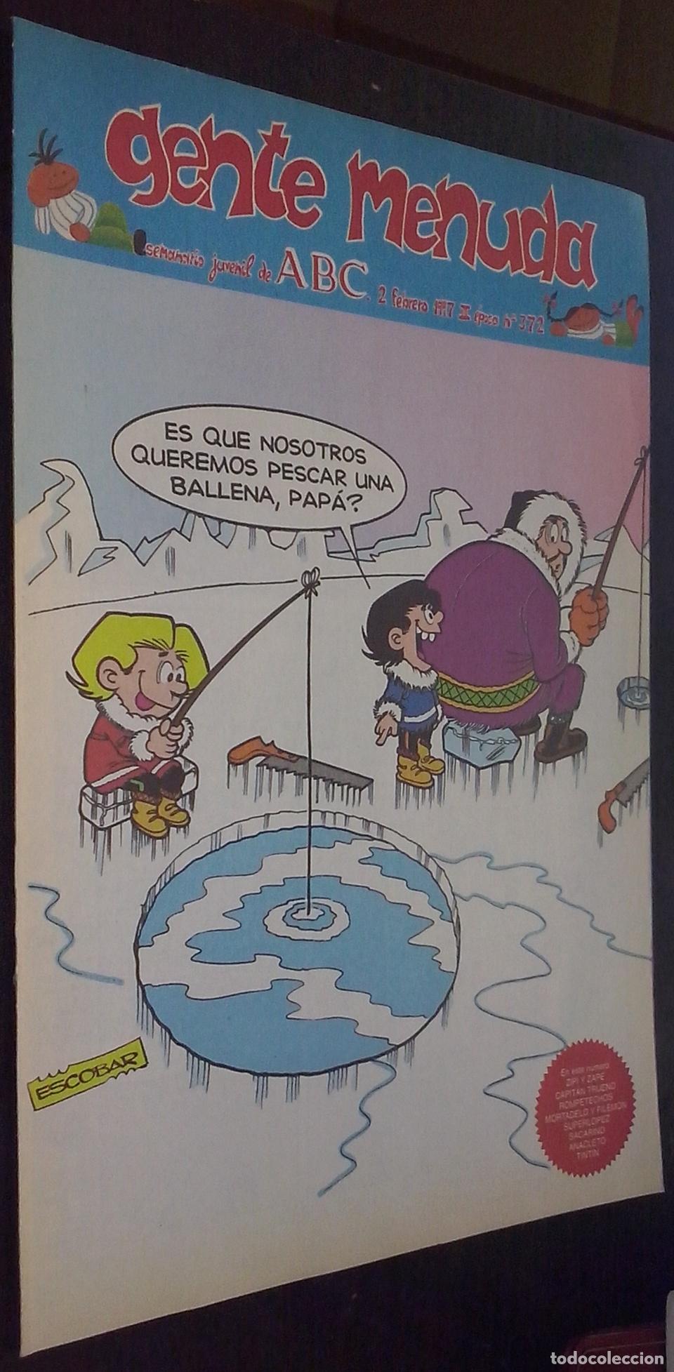 Livres: Gente menuda. Semanario juvenil de ABC. III &eacute;poca. N&ordm; 372 - C&Oacute;MICS: