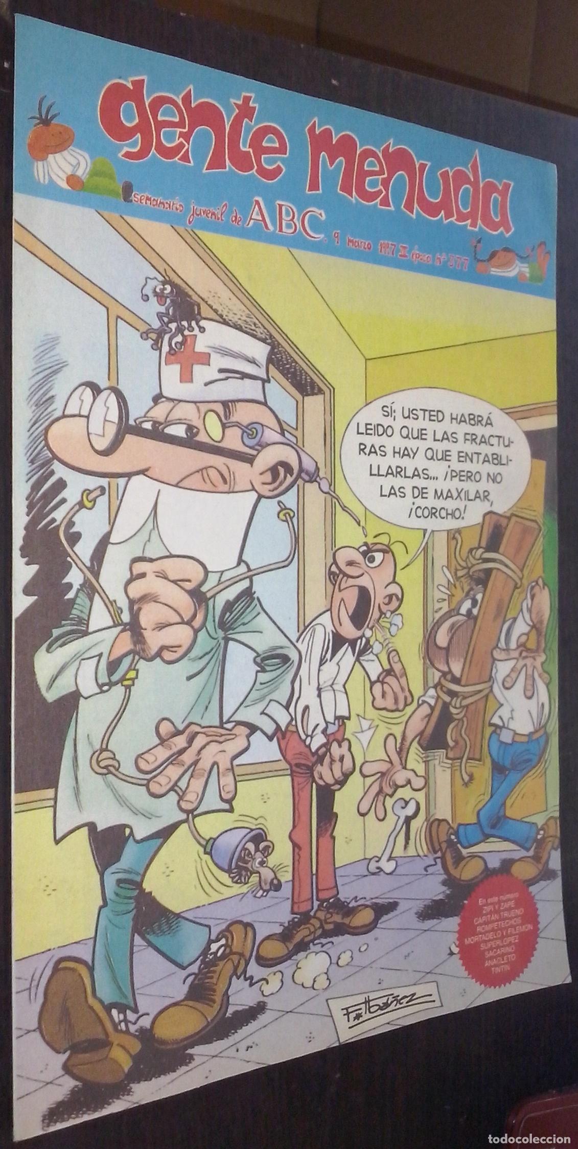 Libros: Gente menuda. Semanario juvenil de ABC. III &eacute;poca. N&ordm; 377 - C&Oacute;MICS: