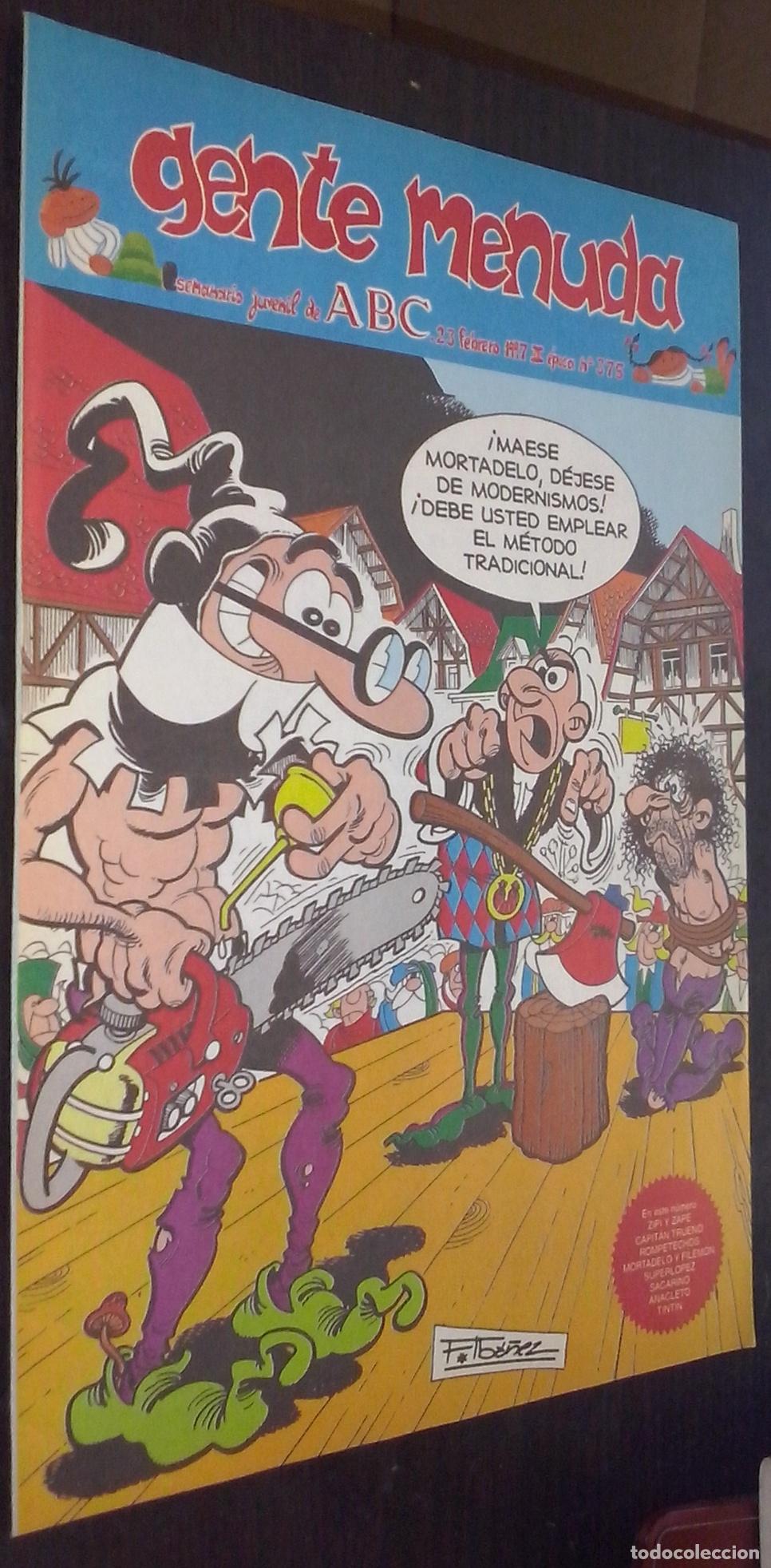 books: Gente menuda. Semanario juvenil de ABC. III &eacute;poca. N&ordm; 375 - C&Oacute;MICS:
