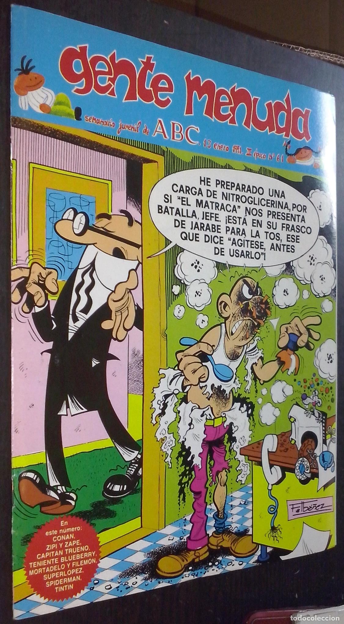 Libros: Gente menuda. Semanario juvenil de ABC. III &eacute;poca. N&ordm; 61 - C&Oacute;MICS: