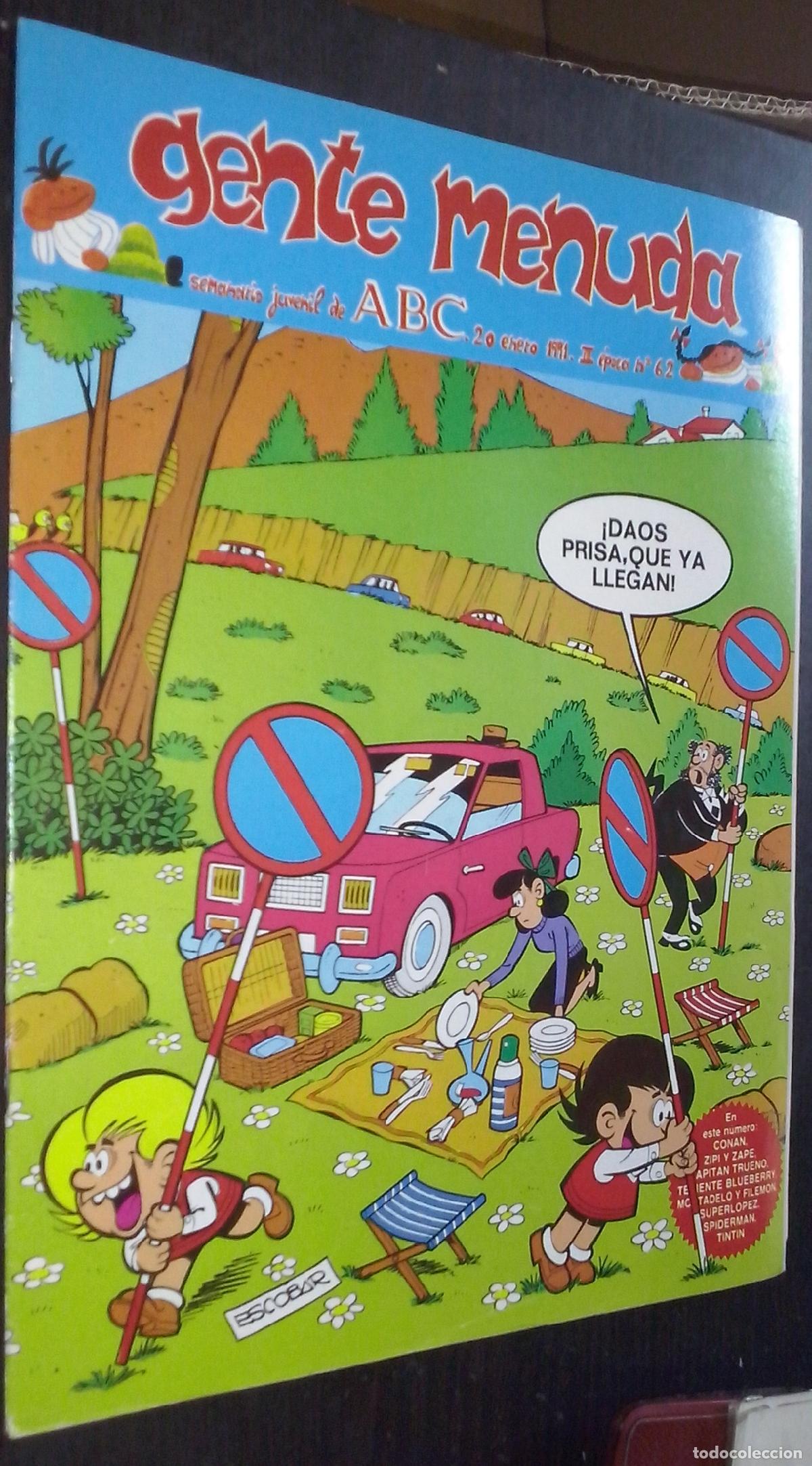 Libri di seconda mano: Gente menuda. Semanario juvenil de ABC. III &eacute;poca. N&ordm; 62 - C&Oacute;MICS: