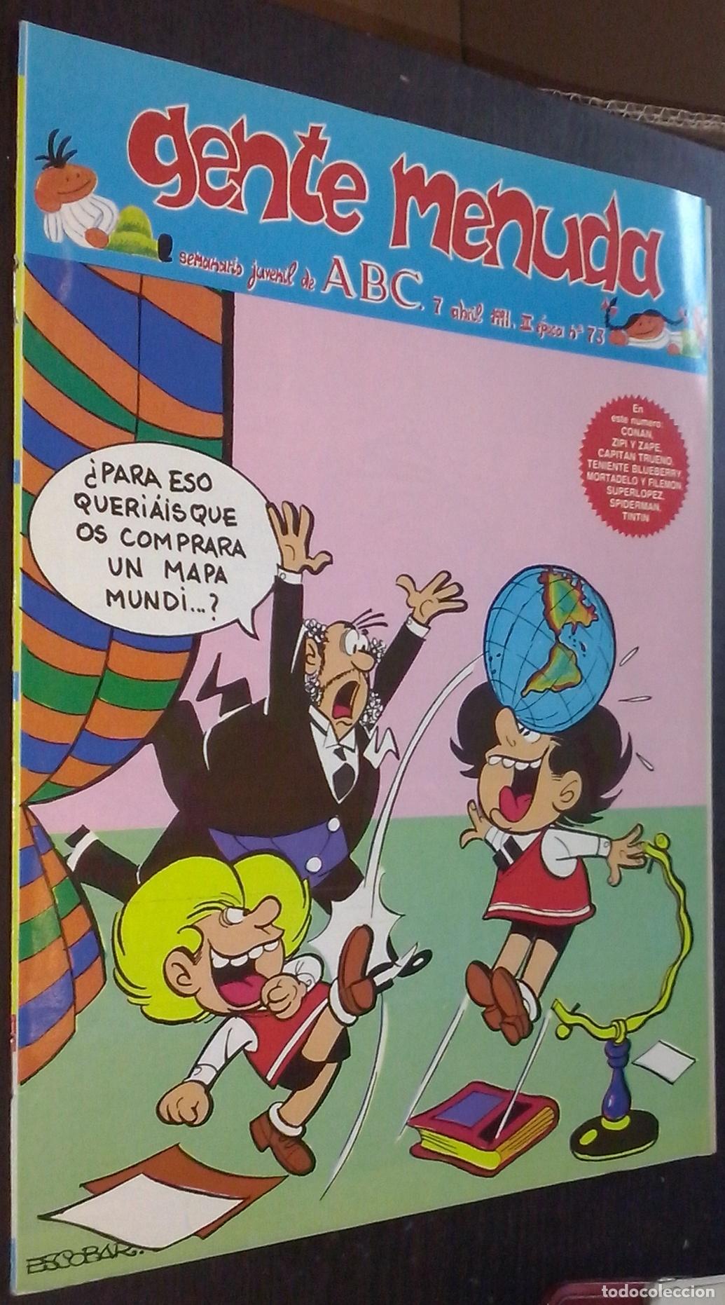 Libri di seconda mano: Gente menuda. Semanario juvenil de ABC. III &eacute;poca. N&ordm; 73 - C&Oacute;MICS: