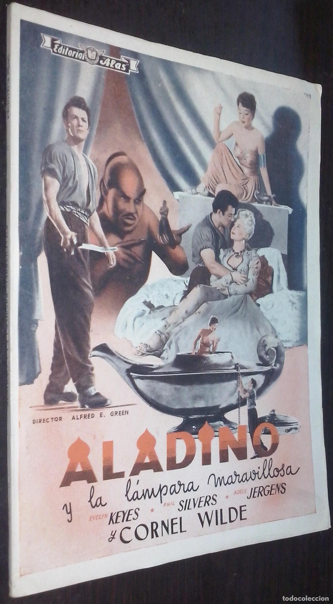 Livros em segunda m&atilde;o: Aladino y la l&aacute;mpara maravillosa. Con Evelyn Keyes, Phil Silvers, Adele Jergens y Cornel Wilde - AA.