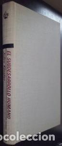 Livres: El subdesarrollo humano - KLANFER, Jules: