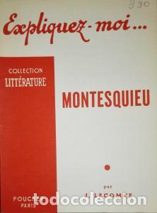 Libros: Montesquieu - LECOMTE, J. : - Foto 1
