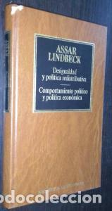 B&uuml;cher: Desigualdad y pol&iacute;tica redistributiva. Comportamiento pol&iacute;tico y pol&iacute;tica econ&oacute;mica - LINDBECK, Assa