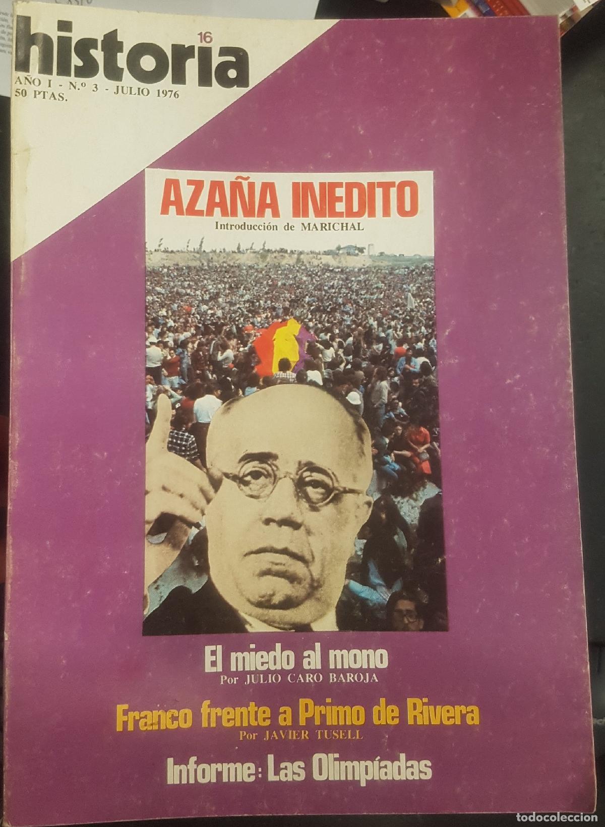 B&uuml;cher: Historia 16. A&ntilde;o I - N&ordm; 3. Julio 1976 - AA. VV.: