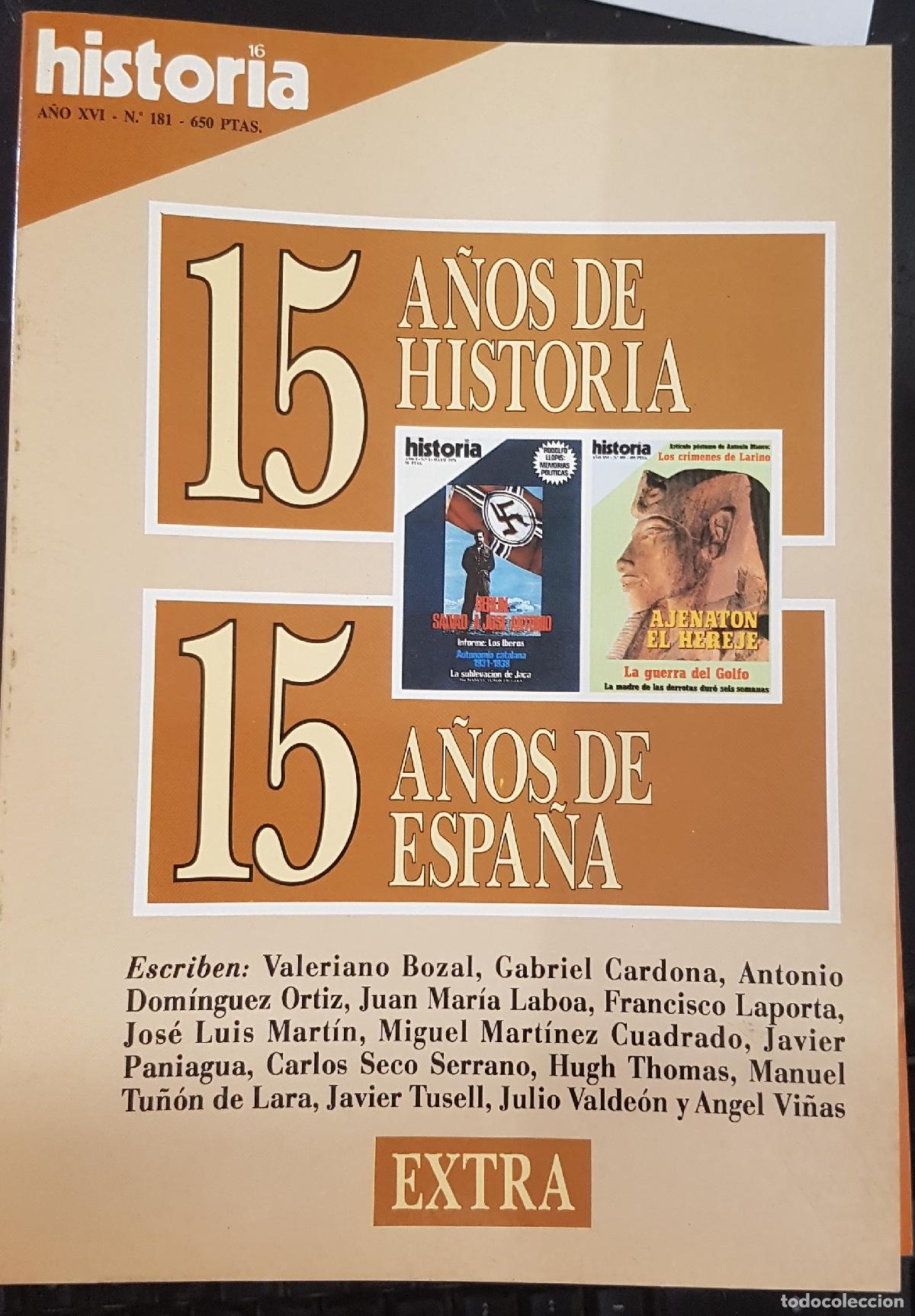 Libri di seconda mano: Historia 16. A&ntilde;o XV - N&ordm; 181 Mayo 1991 - AA. VV.: