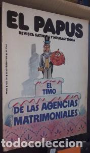 Libros: El Papus. Revista sat&iacute;rica y neurast&eacute;nica. A&ntilde;o IV. N&int; 131: El timo de las agencias matrimoniales - R
