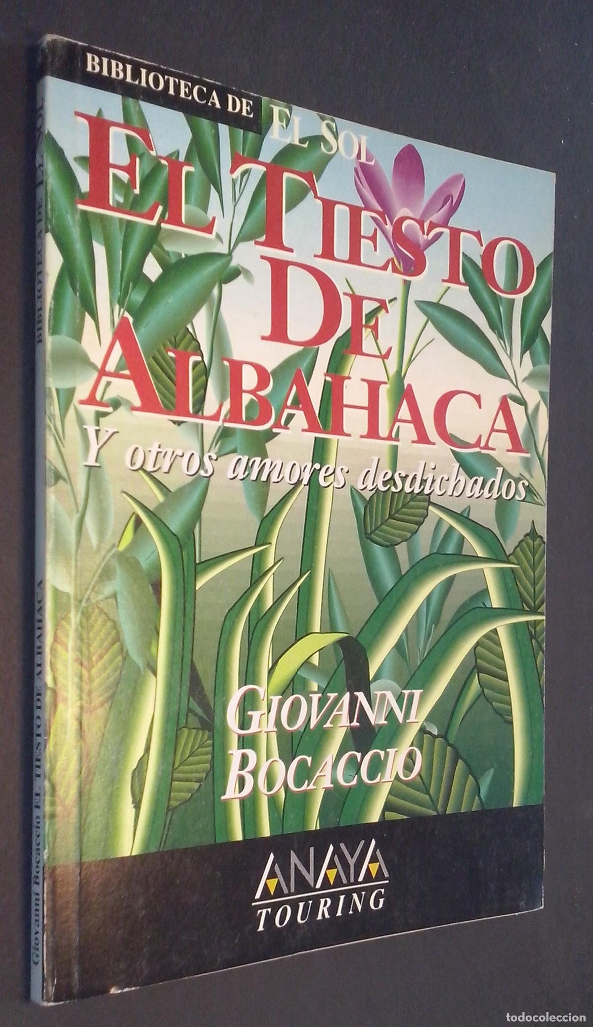 books: El tiesto de Albahaca. Y otros amores desdichados - BOCACCIO, Giovanni: