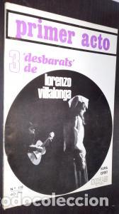 Libros: Primer Acto. Revista espa&ntilde;ola del teatro. N&int; 110 - REVISTA: