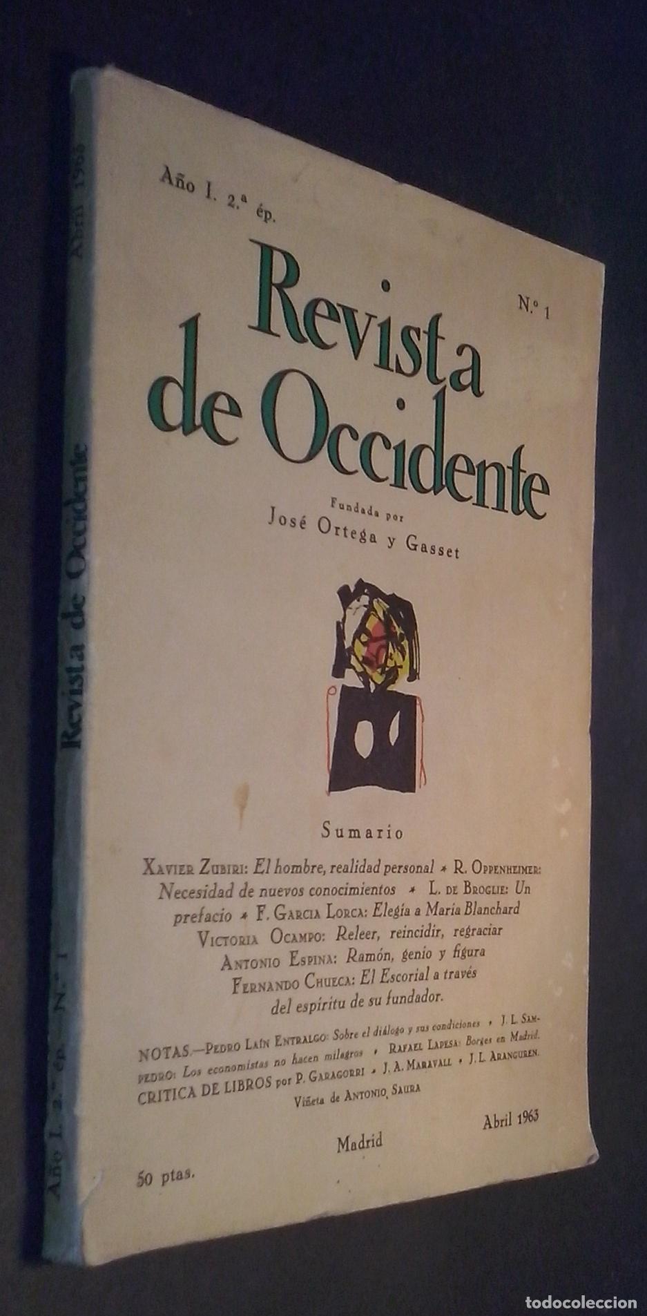 Libri di seconda mano: Revista de Occidente. A&ntilde;o I. 2&ordf; &eacute;poca. N&ordm; 1 - REVISTA: