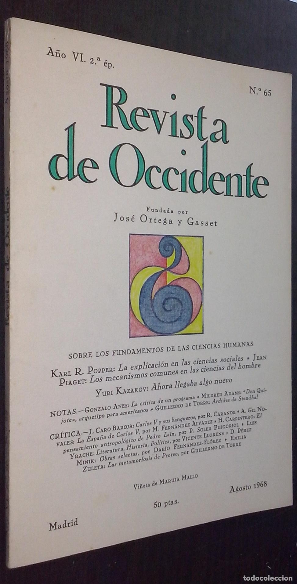 Libri di seconda mano: Revista de Occidente. A&ntilde;o VI. 2&ordf; &eacute;poca. N&ordm; 65 - REVISTA: