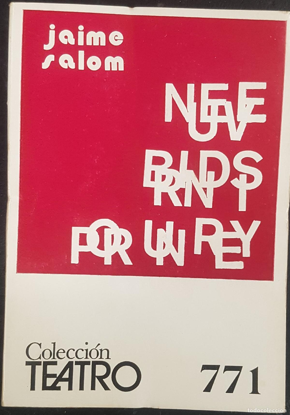 B&uuml;cher: Nueve brindis por un rey - SALOM, Jaime: