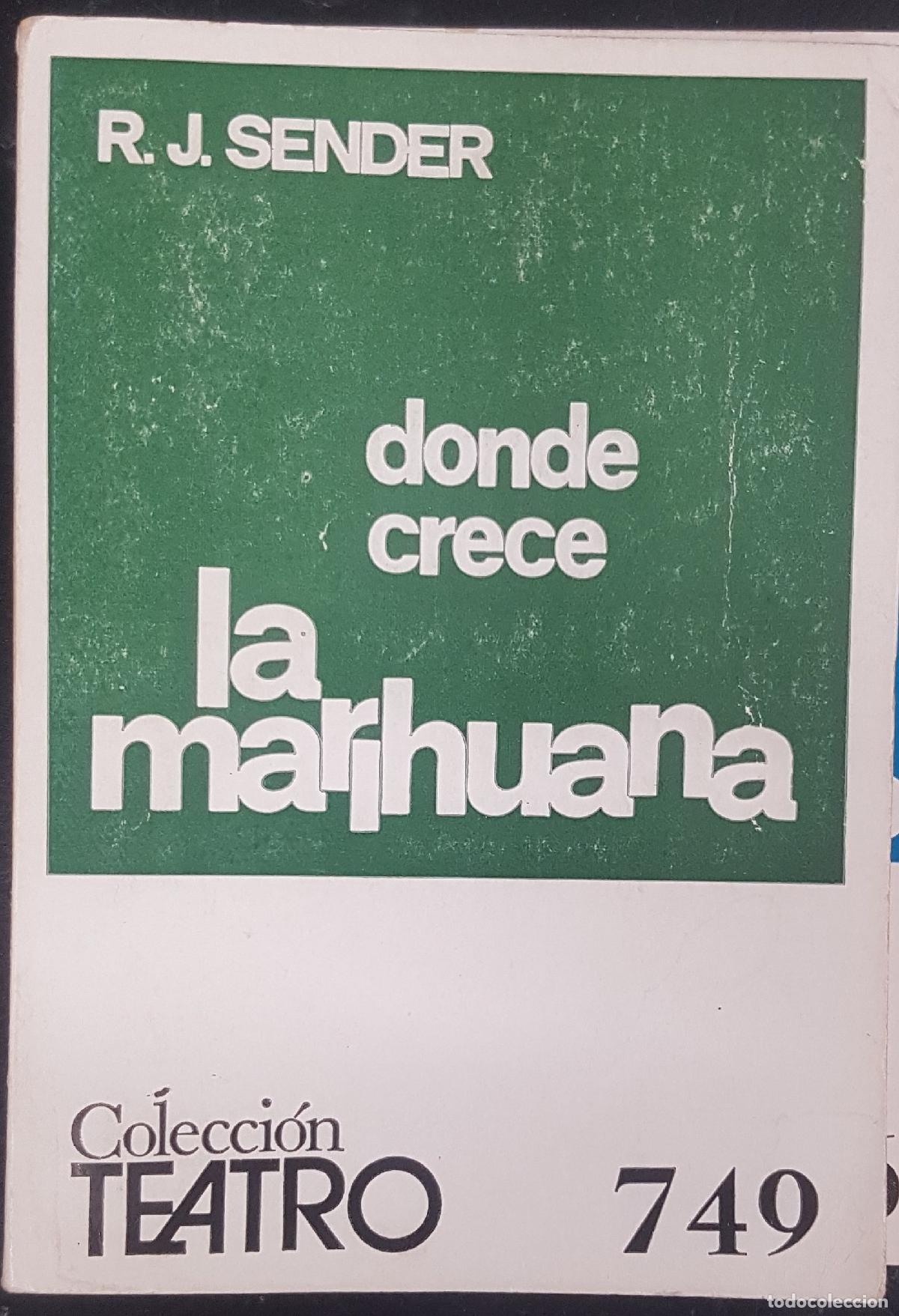 B&uuml;cher: La marihuana - SENDER, Ram&oacute;n J.: