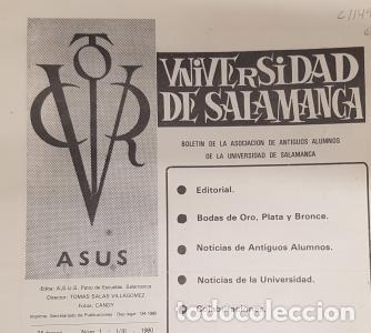 Libri di seconda mano: ASUS. Bolet&iacute;n de la Asociaci&oacute;n de antiguos alumnos y amigos de la Universidad de Salamanca. A&ntilde;o 6 n&uacute;
