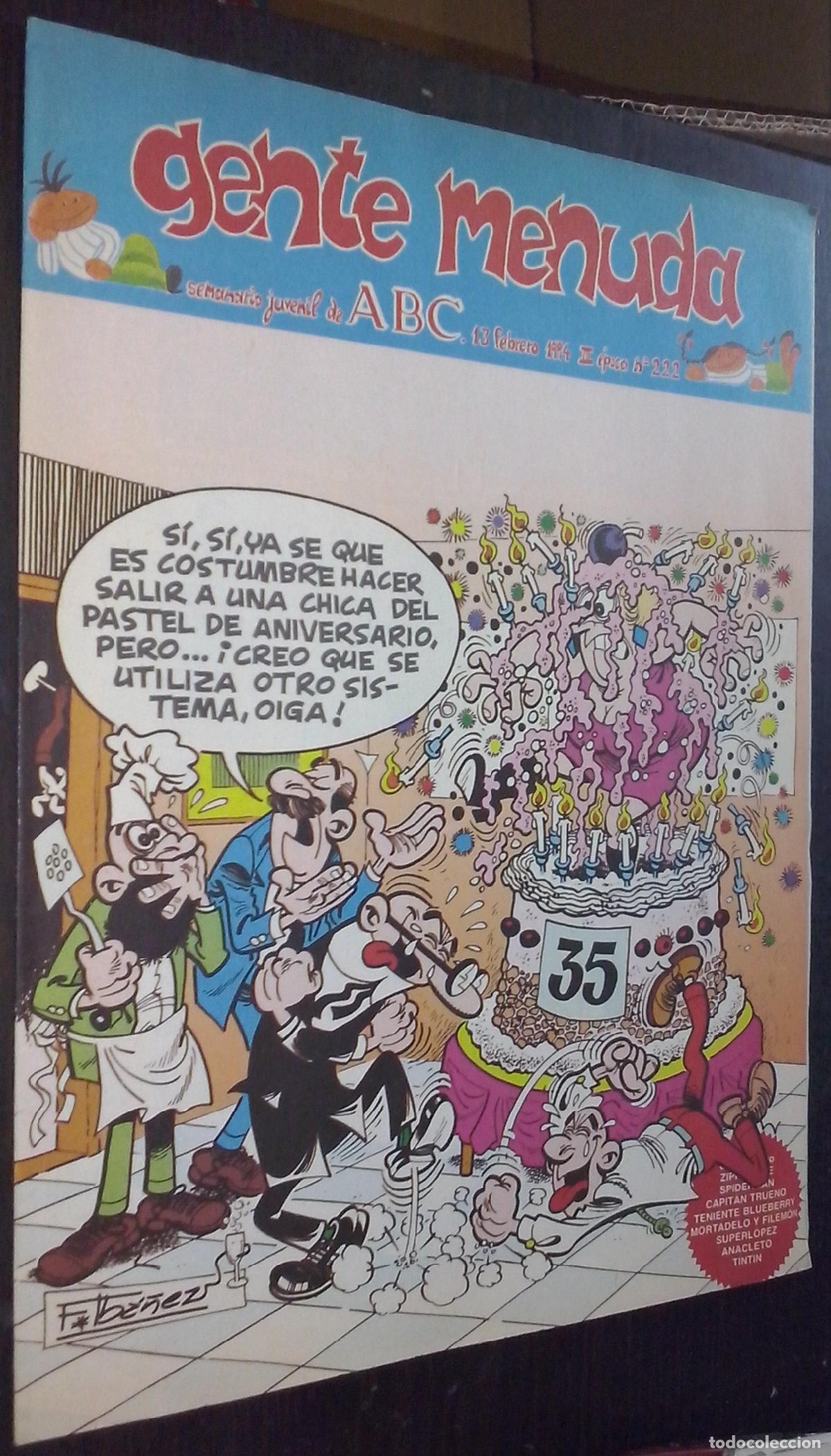 B&uuml;cher: Gente menuda. Semanario juvenil de ABC. III &eacute;poca. N&ordm; 222 - C&Oacute;MICS: