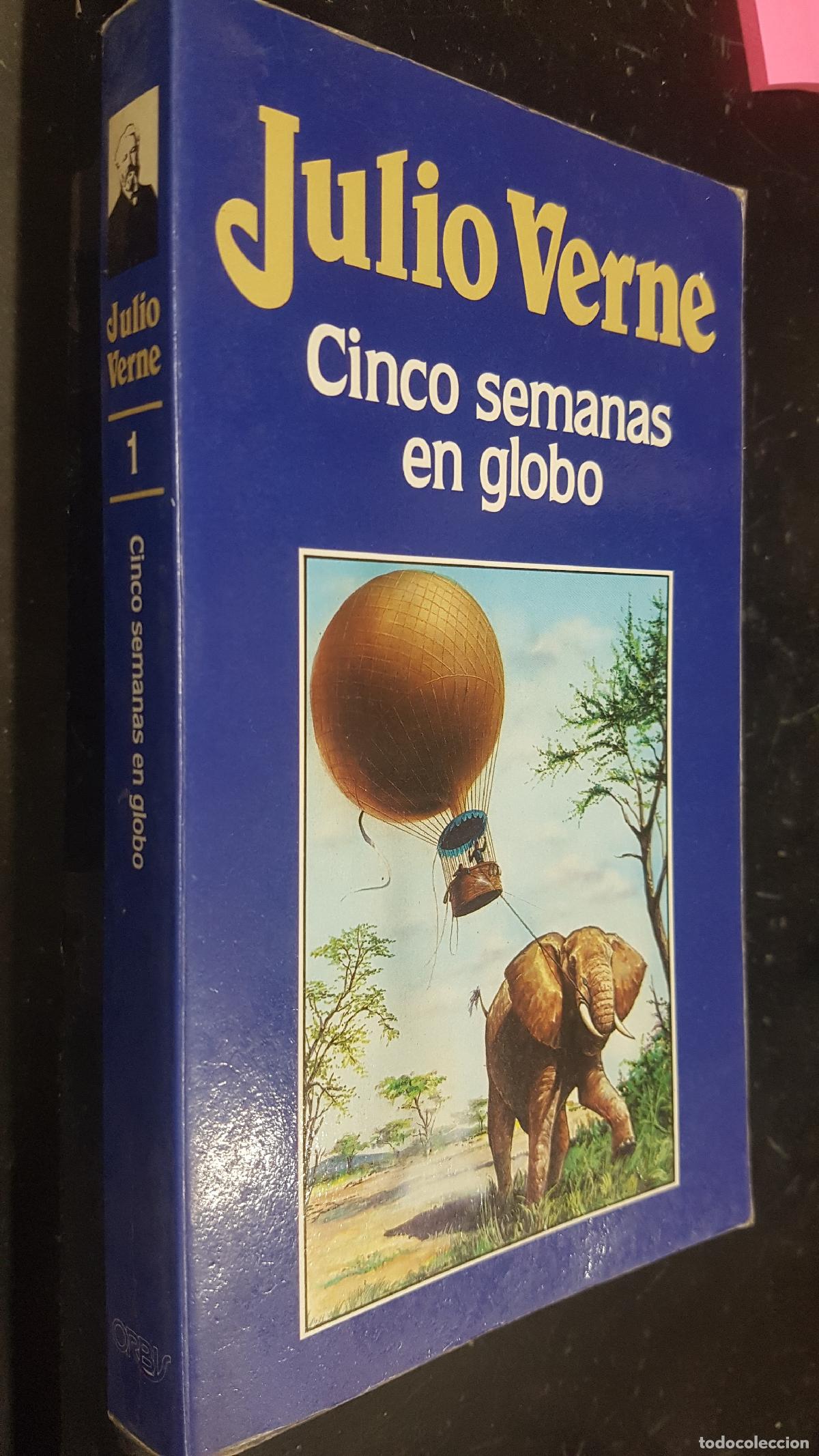 Libros: Cinco semanas en globo - VERNE, Julio: - Foto 1