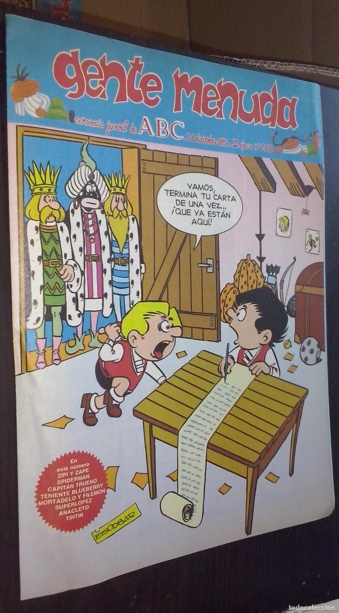 Livros em segunda m&atilde;o: Gente menuda. Semanario juvenil de ABC. III &eacute;poca. N&ordm; 268 - C&Oacute;MICS: