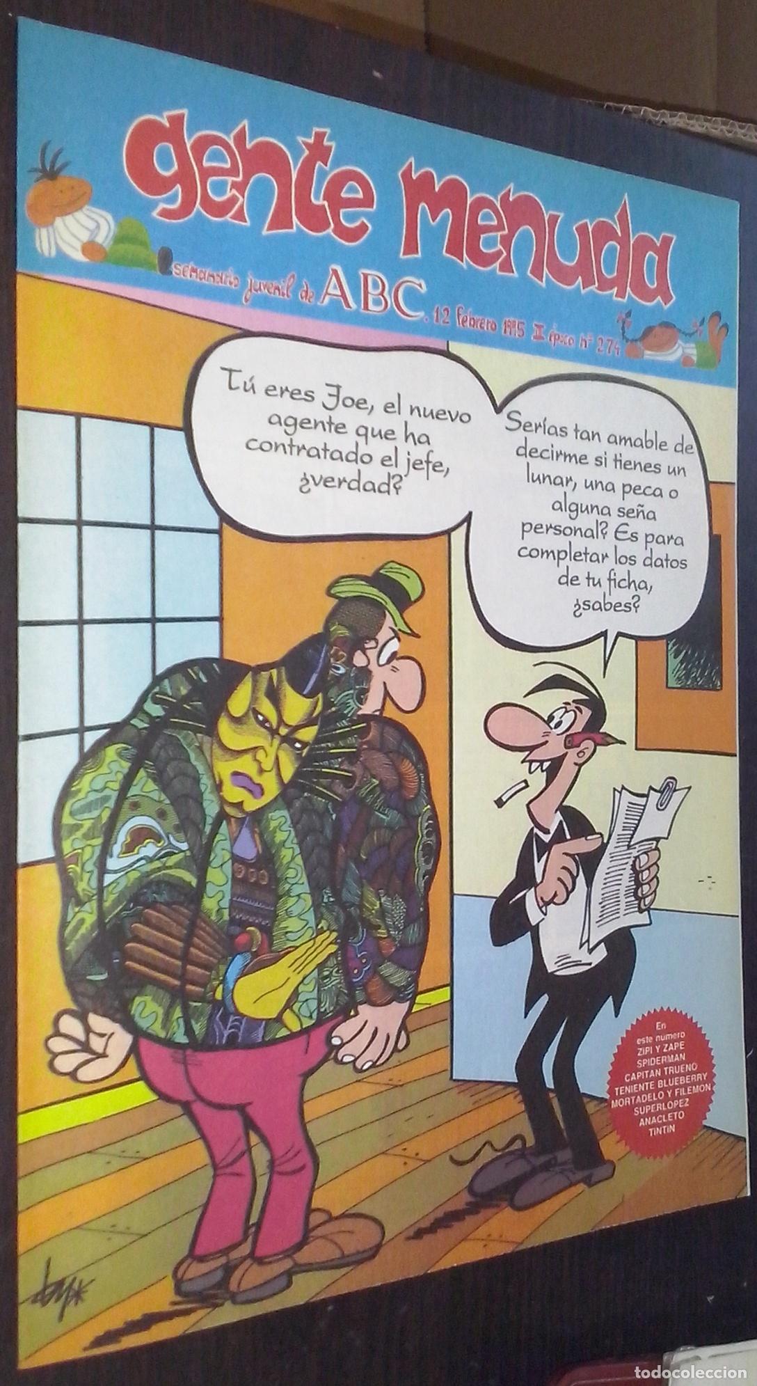 B&uuml;cher: Gente menuda. Semanario juvenil de ABC. III &eacute;poca. N&ordm; 274 - C&Oacute;MICS: