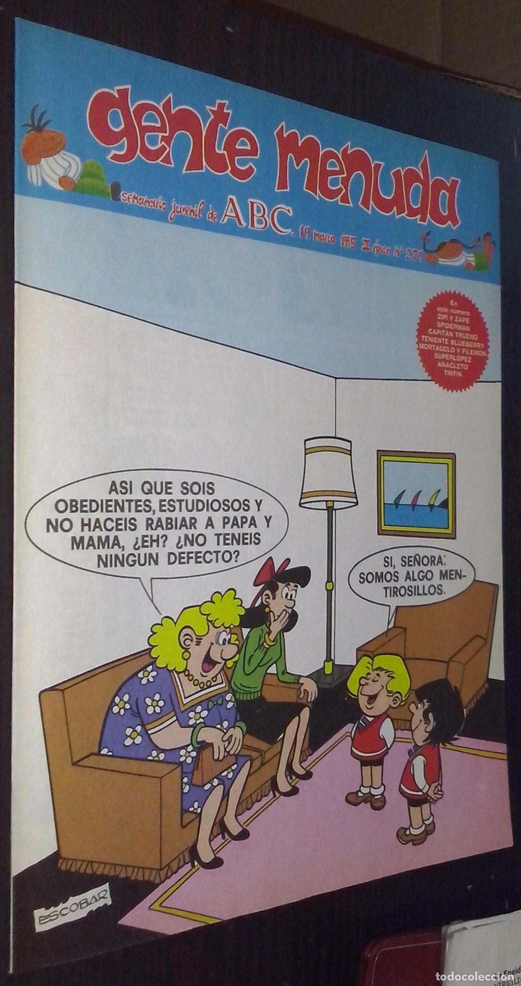 Livres: Gente menuda. Semanario juvenil de ABC. III &eacute;poca. N&ordm; 279 - C&Oacute;MICS: