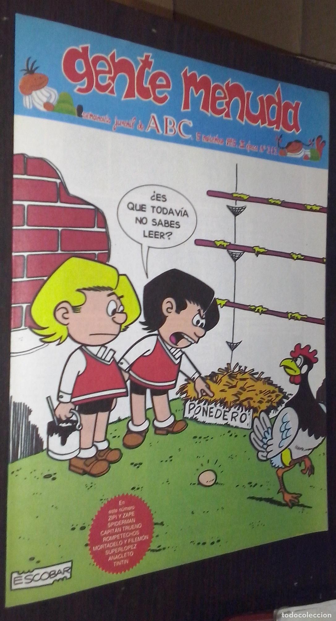 B&uuml;cher: Gente menuda. Semanario juvenil de ABC. III &eacute;poca. N&ordm; 312 - C&Oacute;MICS: