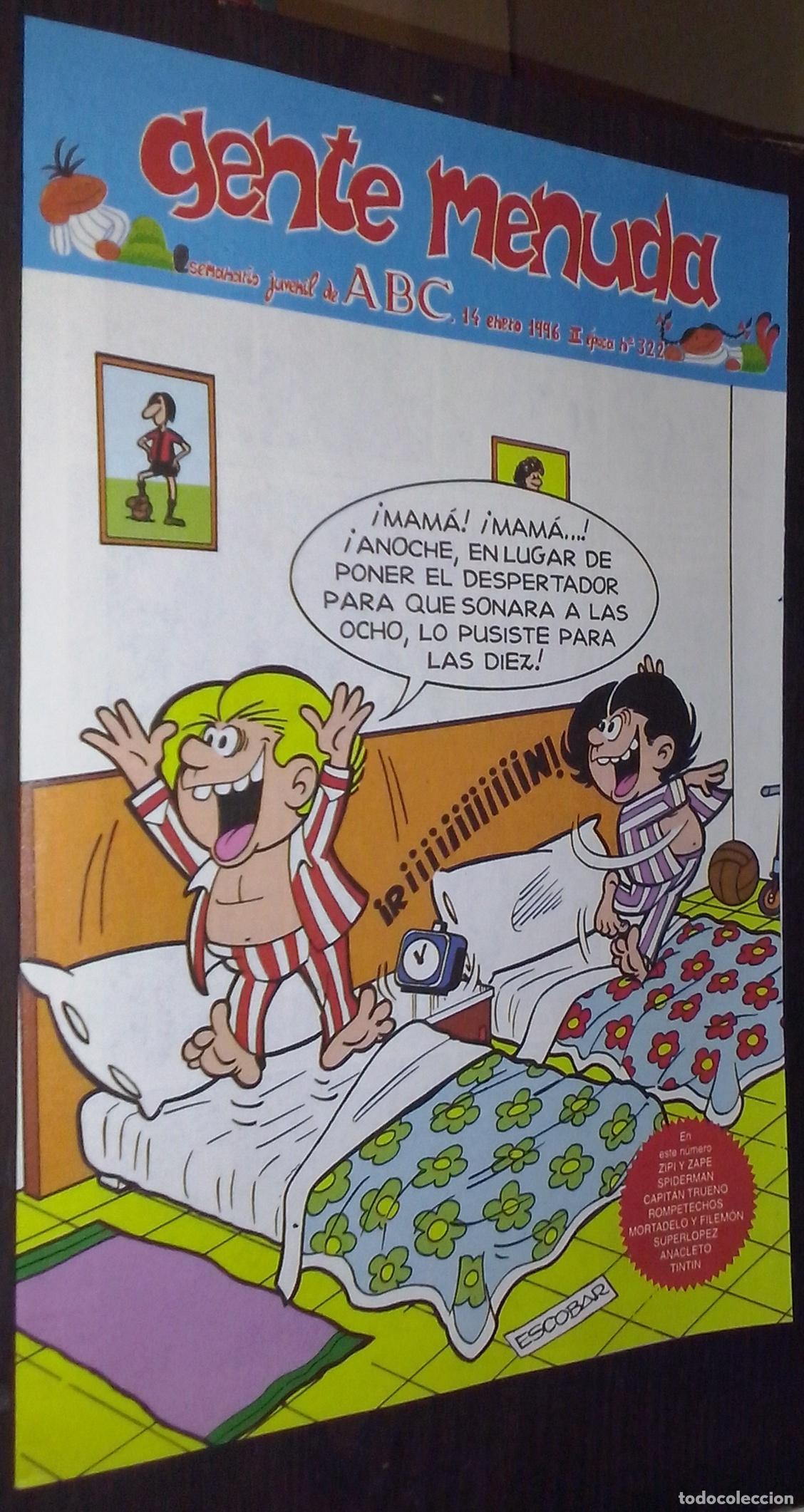 Livros em segunda m&atilde;o: Gente menuda. Semanario juvenil de ABC. III &eacute;poca. N&ordm; 322 - C&Oacute;MICS: