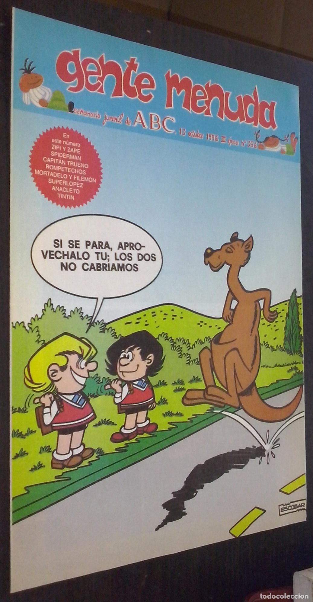 Libros: Gente menuda. Semanario juvenil de ABC. III &eacute;poca. N&ordm; 356 - C&Oacute;MICS: