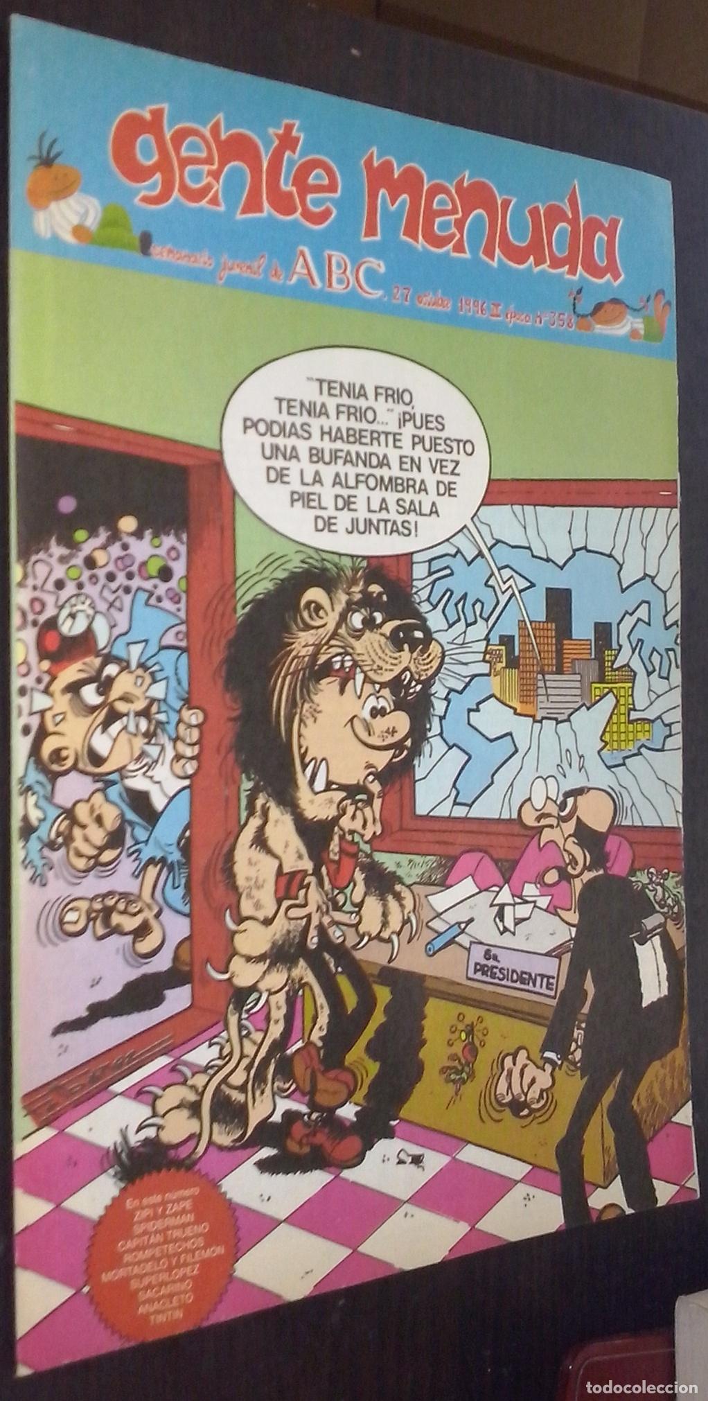 Libri di seconda mano: Gente menuda. Semanario juvenil de ABC. III &eacute;poca. N&ordm; 358 - C&Oacute;MICS: