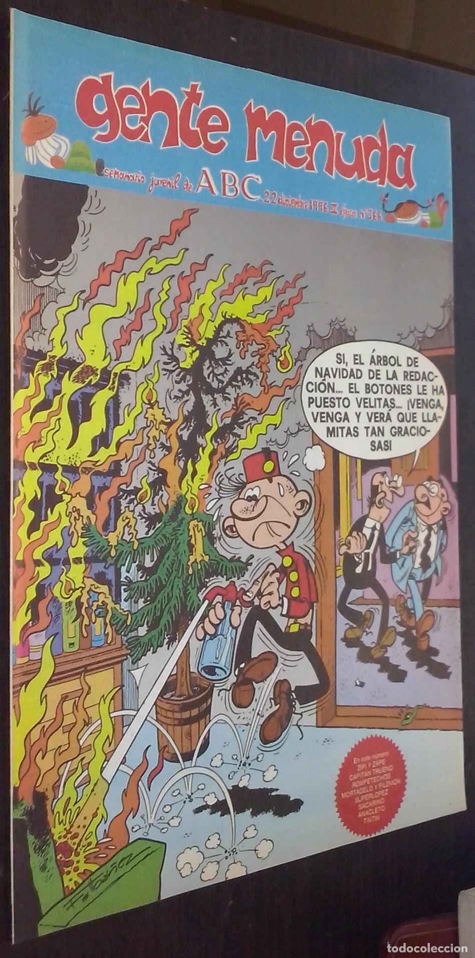 Libros: Gente menuda. Semanario juvenil de ABC. III &eacute;poca. N&ordm; 366 - C&Oacute;MICS: - Foto 1