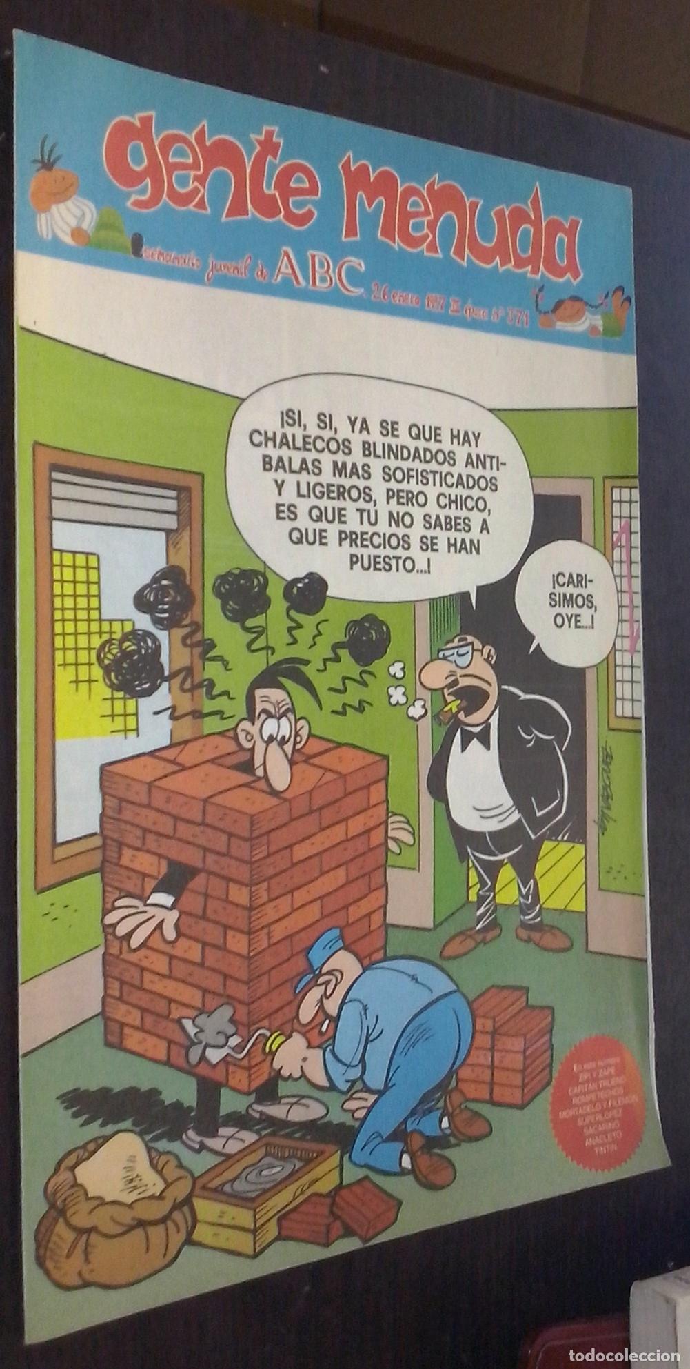 Livros em segunda m&atilde;o: Gente menuda. Semanario juvenil de ABC. III &eacute;poca. N&ordm; 371 - C&Oacute;MICS: