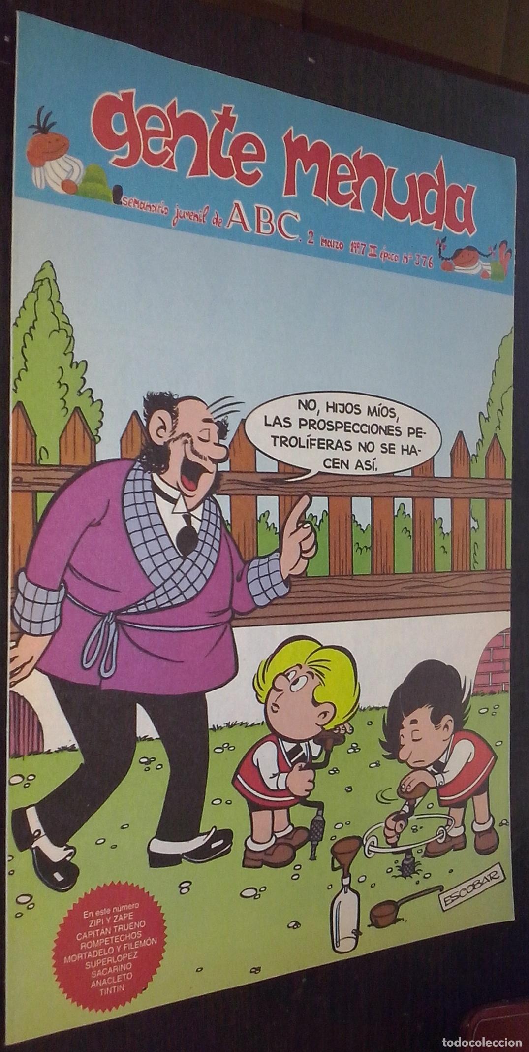 books: Gente menuda. Semanario juvenil de ABC. III &eacute;poca. N&ordm; 376 - C&Oacute;MICS: