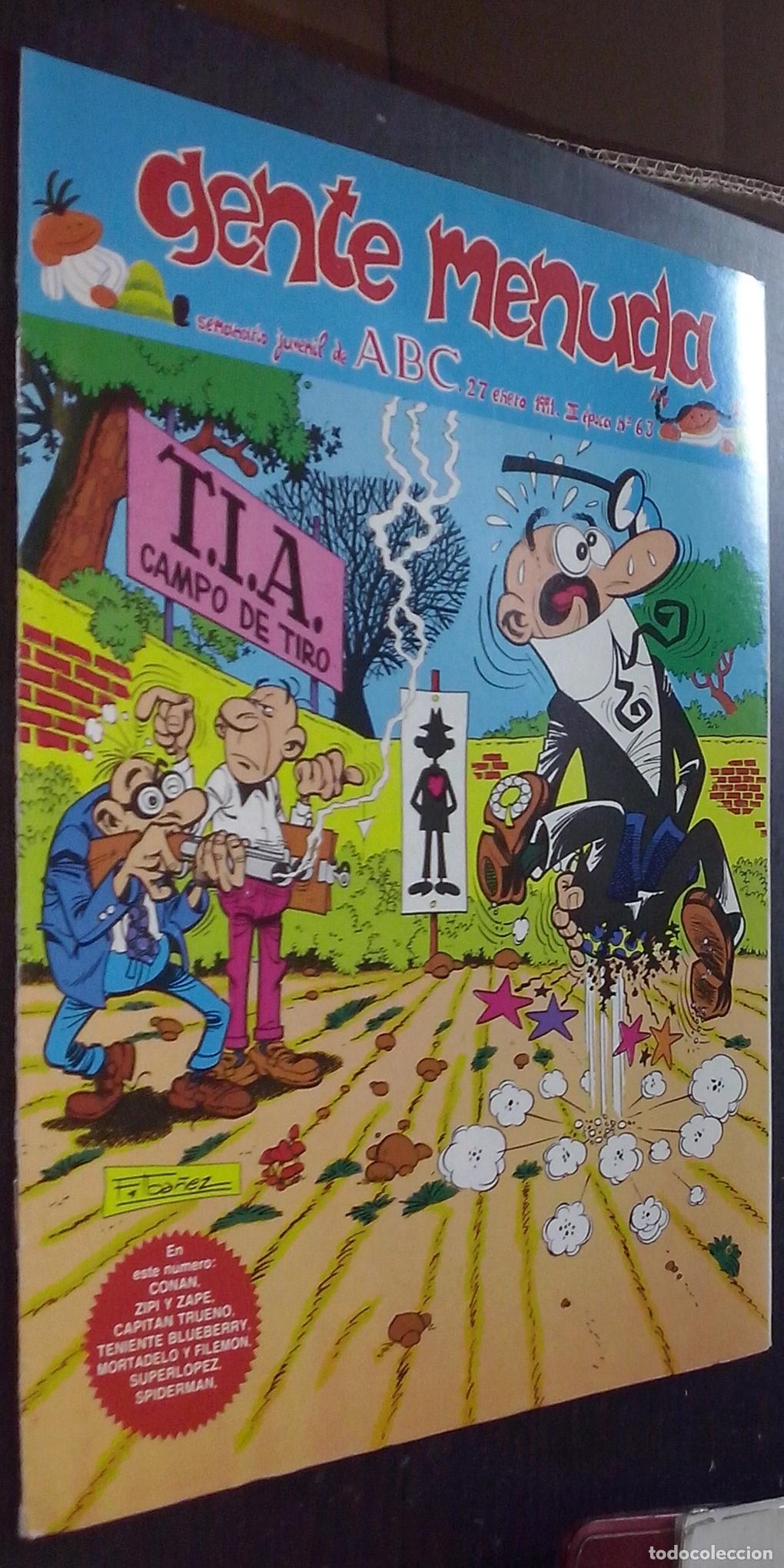 Livros em segunda m&atilde;o: Gente menuda. Semanario juvenil de ABC. III &eacute;poca. N&ordm; 63 - C&Oacute;MICS:
