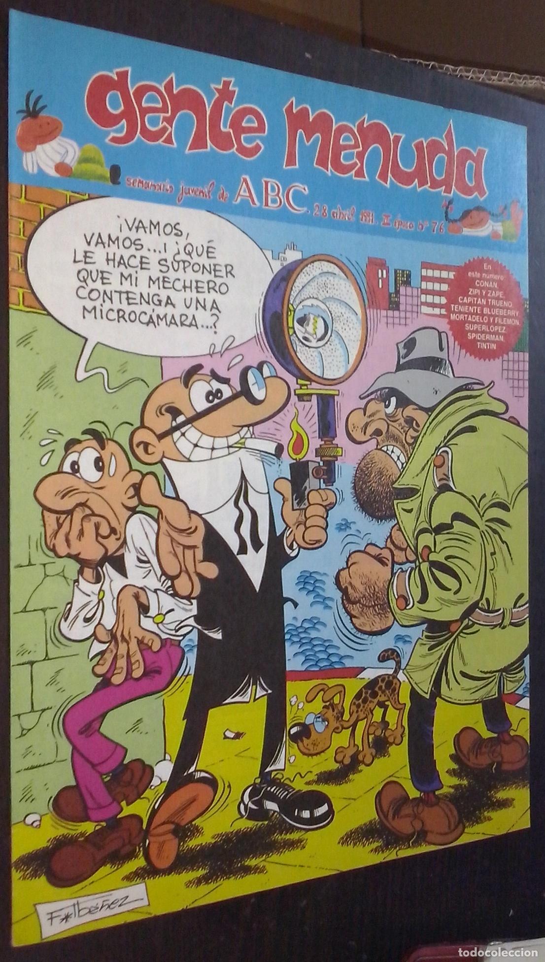 Libri di seconda mano: Gente menuda. Semanario juvenil de ABC. III &eacute;poca. N&ordm; 76 - C&Oacute;MICS: