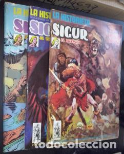 Libros: La historieta. Sigur el vikingo. N&int; 1: El malvado Saravej. N&int; 2: El desfiladero de la muerte. N&int; 3: