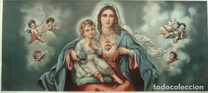 Libri di seconda mano: SAGRADO CORAZ&Oacute;N DE MAR&Iacute;A. 80x36 cms. - &Aacute;ngel Alem&aacute;n: