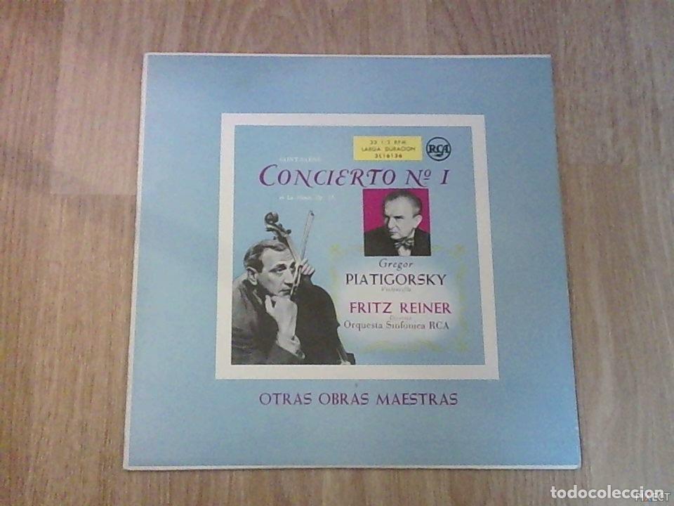 Libros: SAINT-SAENS. CONCIERTO N&ordm;1 EN LA MENOR,OP.33. PIATIGORSKY- REINER. DISCO. VINILO. DISCOS. VINILOS -