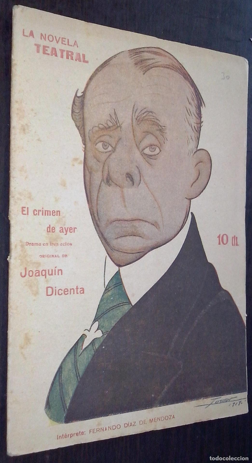 Libros: El crimen de ayer - DICENTA, Joaqu&iacute;n: - Foto 1